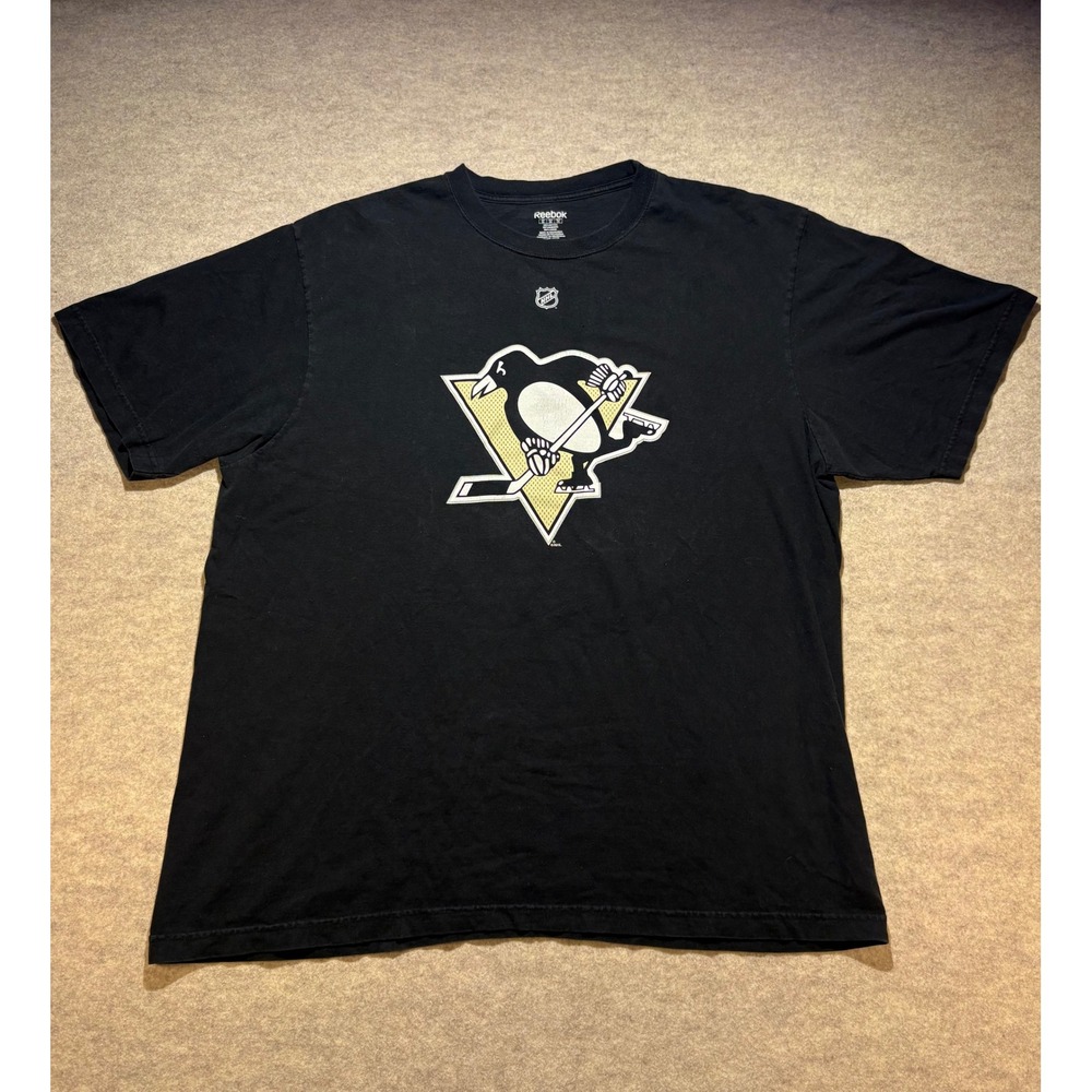 Reebok NHL Pittsburgh Penguins Jordan Staal 11 T-Shirt Mens 2XL Black Hockey Tee